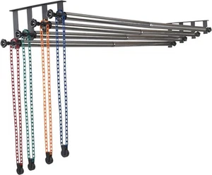 Fotografie 4 Rollen Wand-/Decken-/Lichtstativ montiert manuell Fotostudio Rückseite - Bild 1 von 7