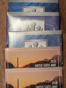 us mint proof sets 2020,21,22,23 and 2004-"W" nickel - Picture 1 of 2
