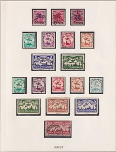 DANZIG 1920/1937 AIR MAIL. 38 STAMPS + BLOCK - Picture 1 of 3