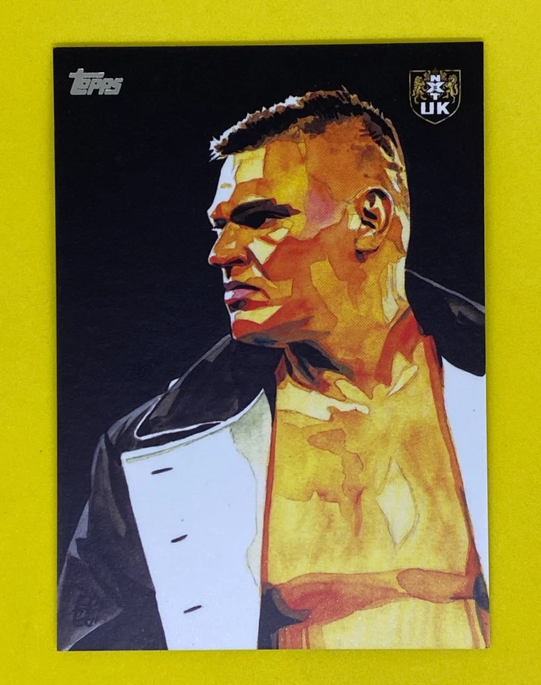 Walter WWE Undisputed 2019 Rob Shamberger Art Wrestling Insert Card RS-10 - Image 1 of 1