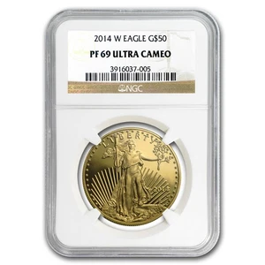 2014-W 1 oz Proof American Gold Eagle PF-69 NGC - Picture 1 of 3