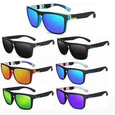 SHOPELEGANCE NEW Men Polarized Sunglasses Women Square Cycling Sport Driving Fishing UV400