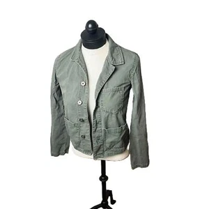 BDG Urban Outfitters Lightweight Military Army Green Button Up Jacket Size XS - Picture 1 of 7