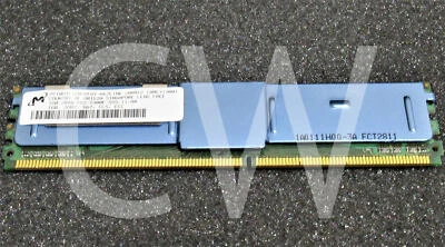 MT18HTF12872FDY-667F1N6 Micron (1x1GB) PC2-5300 DDR2-667MHz DIMM Memory Module - Image 1 of 2