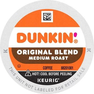 Dunkin Original Blend Medium Roast K Cup Pods 44 Stück Packung mit 2 Boxen - Bild 1 von 1
