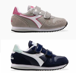 DIADORA SIMPLE RUN UP TD GIRL SCARPE BAMBINA STRAPPO SNEAKERS SPORT 101.176607 - Foto 1 di 12