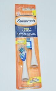Spinbrush PRO CLEAN Refill, Soft Bristles, Includes 2 Replacement Heads 