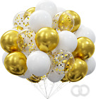 Balloons Confetti 62Pcs Latex Balloons Kit, 12 Inch Helium Balloons