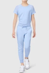 NWT FWD Girl's Core All Year Jogger Pants Chambray Blue L - Picture 1 of 10