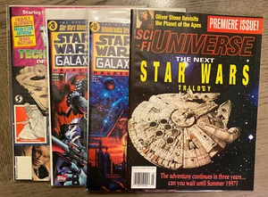 Star Wars Magazine lot W/ Technical Journal, Sci Fi Universe #1, Galaxy # 3 & 5 - Bild 1 von 5