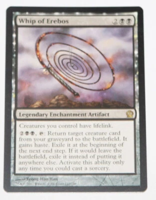 Whip of Erebos - Theros 2013 Artifact - MTG Rare Card Magic the Gathering (B) - Image 1 of 4
