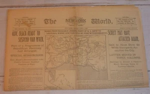 New York World Newspaper, 3 giugno 1898 - Schley potrebbe aver attaccato di nuovo - Foto 1 di 2