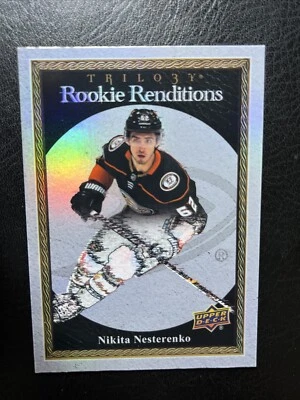 23-24 UD Trilogy Hockey Rookie Renditions RR-26 Nikita Nesterenko - Image 1 of 2