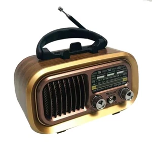  Retro FM/AM/SW Radio Full Band Portable Radio Receiver  Bluetooth1252 - Bild 1 von 10