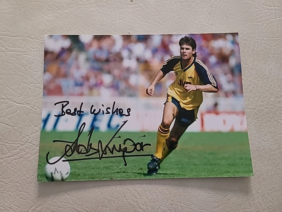 Andrers Limpar Arsenal Genuine Hand Signed 7x5 photo  Autograph - Image 1 of 1