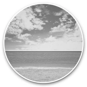 2 x Vinyl Aufkleber 30 cm (BW) - Vintage Strand Foto Surf Surfer #40886 - Bild 1 von 8