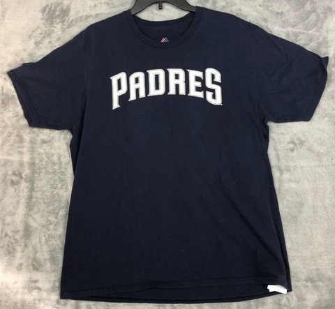 San Diego Padres Shirt Mens Extra Large Manny Machado Cotton MLB Majestic Cover