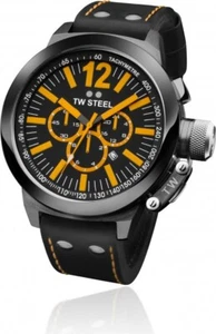 TW-Steel Armbanduhr CEO Canteen Chronograph Quarz Leder TWCE1030 - Bild 1 von 6