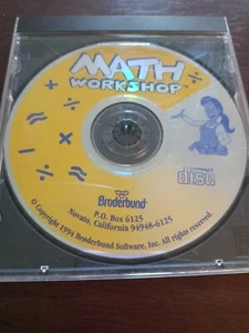 Math Workshop Broderbund CD-ROM 1994 - Picture 1 of 1