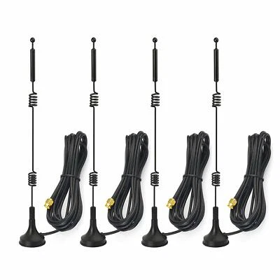 4x Dual Band WiFi 2.4GHz 5GHz 5.8GHz Antenna 3m for ASUS TP-Link Fenvi Rosewill - Image 1 of 4