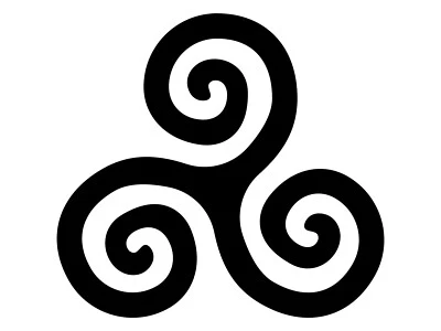 EMPIRE DESIGN Triskelion Celtic Vinyl Decal Car Water Bottle Sticker Waterproof