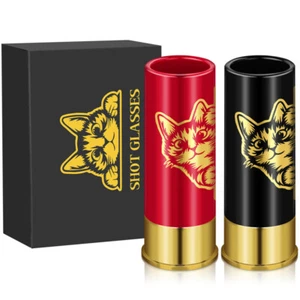 12GA kleine Kugel Schnapsgläser für Whisky Tequila Tequila Katze Kunststoff Schnapsgläser - Bild 1 von 20