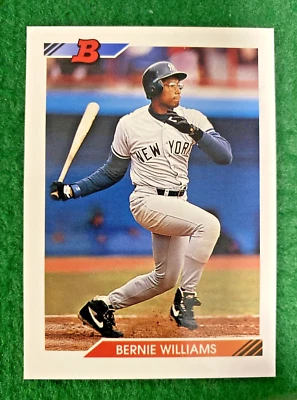 1992 Bowman #407 Bernie Williams New York Yankees MLB - Image 1 of 2