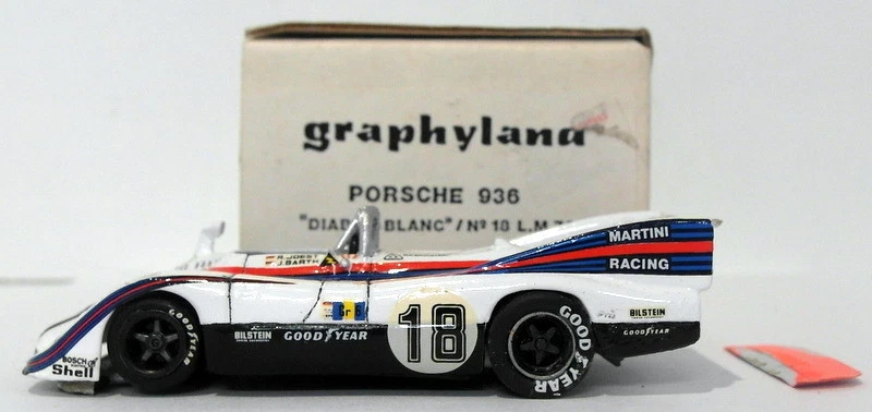 Graphyland Models resina escala 1/43 K04 - Porsche 936 diable Blanc #18 LM 76 - Imagem 1 de 4