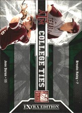 2009 Donruss Elite Extra Edition College Ties Green #10 Brooks Raley/Jose Duran