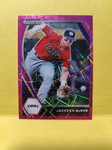 Jackson Glenn RC 2021 Panini Prizm Draft Pick PInk Velocity Refractor #PDP133 - Imagen 1 de 2