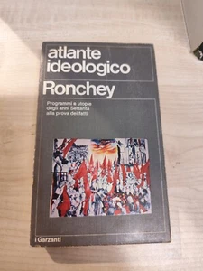 LIBRO ATLANTE IDEOLOGICO RONCHEY GARZANTI 1973 - Foto 1 di 2