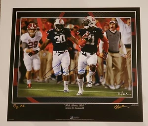 Stampa Chris Davis Jr firmata Auburn 2013 Iron Bowl edizione museo # a 50 - Proof - Foto 1 di 2
