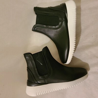 Nuevas Botas Chelsea AQUATALIA Cristiana Cuero Impermeables Talla 8.5 Foto 1 de 4