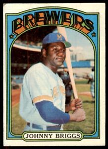 1972 Topps Johnny Briggs Baseball Cards #197