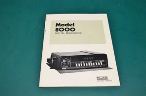 Fluke Model 8000 Digital Multimeter Student Handout - Picture 1 of 2