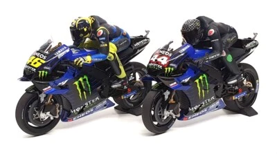 Minichamps 1/12 Scale 122 194446 - Yamaha YZR-M1 Rossi & Hamilton Test 2019 - Photo 1/4