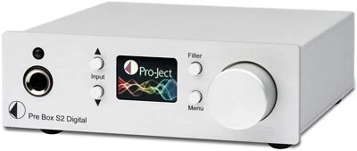 Pro-Ject Pre Box S2 Digital Digitaler Vorverstärker MQA Roon tested Silber - Bild 1 von 2
