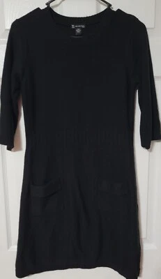 Новые направления маленький M свитер платье зимнее маленькое черное платье  - Изображение 1 из 4