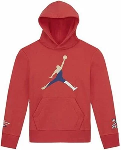 Nike Air Jordan Jumpman Hoodie Big Kids Boys 4T Track Red Hoodie NEW - Picture 1 of 9