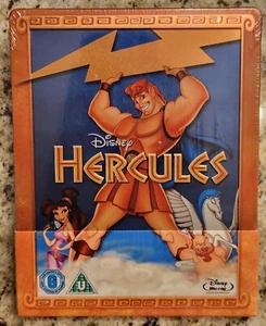 *CHIPS* Disney's Hercules STEELBOOK Embossed (Blu-ray, UK) SOLD OUT REGION FREE - Foto 1 di 12