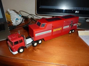 Vintage Ferrari Racing Car Transporter Iveco ArticLorry by Matchbox Superkings . - Picture 1 of 6
