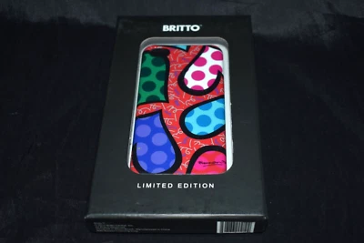 ROMERO BRITTO Hearts Limited Edition Hard Plastic Case Apple IPhone 4/4S 2012 - Image 1 of 4