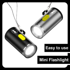 Mini Linterna LED No Necesita Batería Diseño COB Tipo-c Alimentado Blanco Frío Funcionando - Imagen 1 de 11