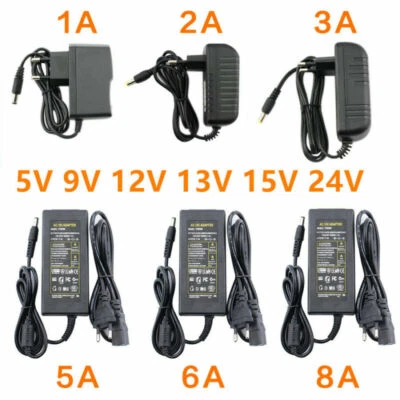 5V 6V 9V 10V 12V 15V 24V 36V 48V 1A 2A 3A 5A 6A 8A 10A Power Supply Adapter