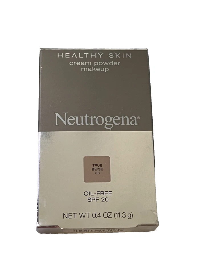Neutrogena Healthy Skin Cream Powder Oil-Free Makeup, 80 True Beige - Image 1 of 4
