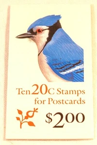 1995 Blue Jay 10- 20¢ stamp booklet Scott 2483 - Picture 1 of 4