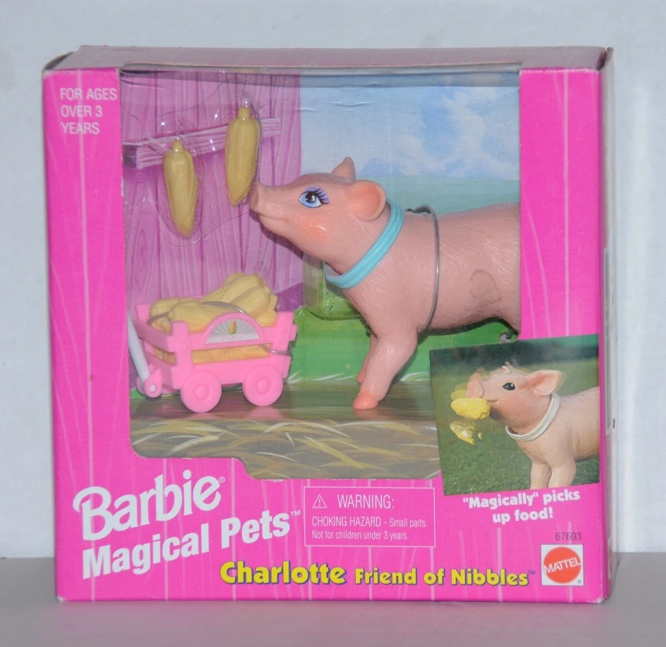 Vintage Barbie Magical Pets Charlotte Friend of Nibbles 67603 Mattel