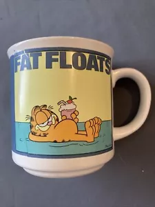 Vintage Garfield Fat Floats Coffee Mug 1978 - Picture 1 of 4