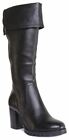Justin Reece England Celia Womens Knee High Leather Boots In Black Size Uk 3 - 8