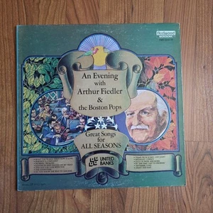 ARTHUR FIEDLER SONGS FOR ALL SEASONS & GREAT SONGS OF CHRISTMAS Vinyl Lp NM/EX u - Picture 1 of 3